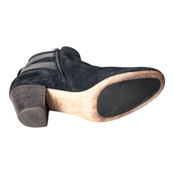 AQUATALIA Farin Black Suede Ankle Boot Size 9.5 - Picture 7 of 8